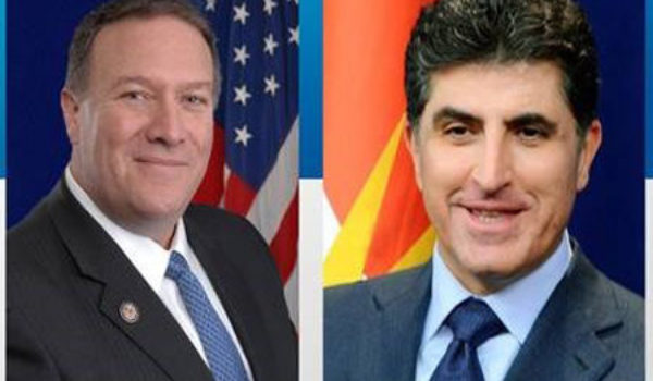 ناڤەرۆكا پەیوەندیا تەلەفۆنیا بارزانی و پۆمپیۆ