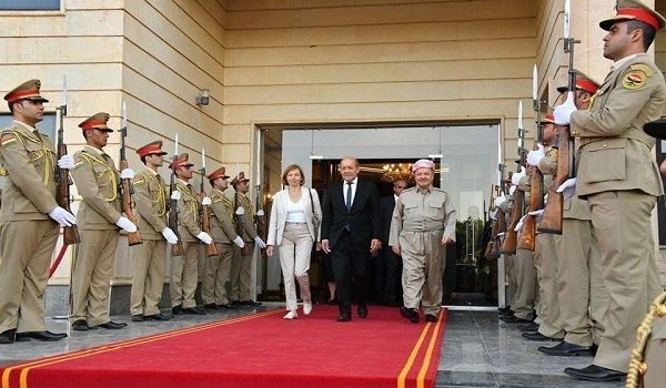 بارزانی: فرانسا دۆستەك مەزن یێ گەلێ كوردستانێ یە