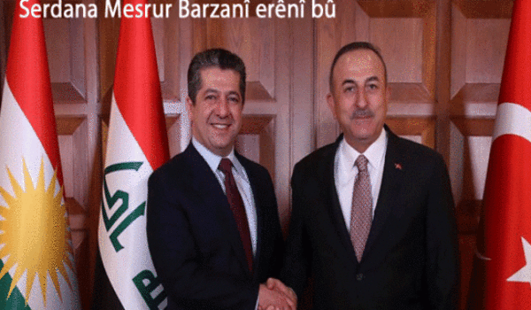 سەردانا مەسرور بارزانی و ئالا کوردستانێ